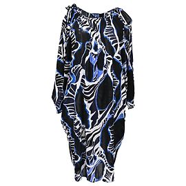 Robe midi tunique imprimée Emilio Pucci en viscose multicolore Multicolore