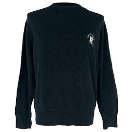 Pull Acne Studios Kiza avec logo brodé en nylon noir Noir