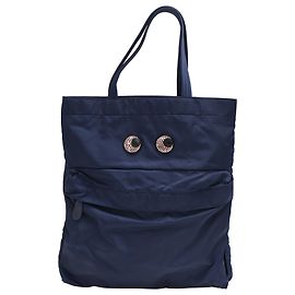 Borsa Tote Eyes Anya Hindmarch in nylon blu navy Blu Blu navy