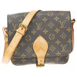 Louis Vuitton Cartouchiere Monogram Canvas MM Marrom