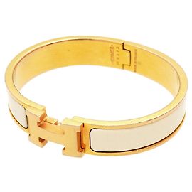 Hermès Hermes Clic Clac PM Gold Plated Bangle Golden