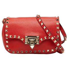 Sac bandoulière Valentino Rockstud Rouge