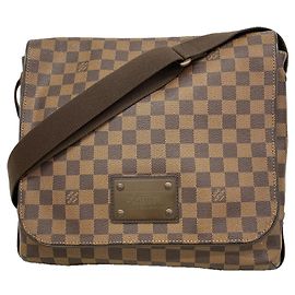 Louis Vuitton Damier Brooklyn MM Shoulder Bag Damier ebene