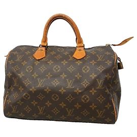 Bolso Louis Vuitton Monogram Speedy 30 Castaño