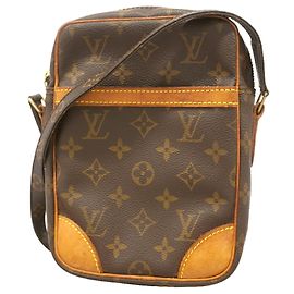 Bolso de hombro Louis Vuitton Monogram Danube Castaño