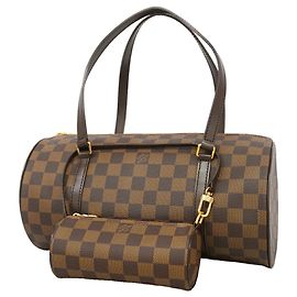Borsa a mano Louis Vuitton Damier Papillon 30 Damier ebene