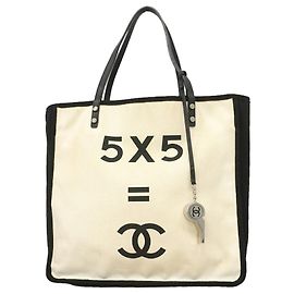 Borsa Tote Chanel Lemon Nero Bianco