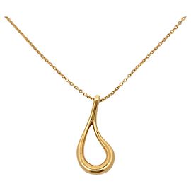 Autre Marque Tiffany & Co. Open Teardrop Halskette Andere
