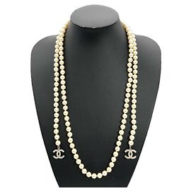 Collier Lariat en Perles Chanel Autre