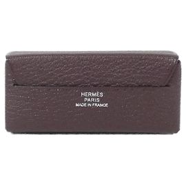 Hermès Étui à rouge à lèvres Miroir Hermes Violet