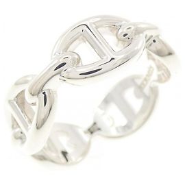Hermès Chaine d'Ancre Enchainée Ring Silber