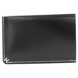 Hermès Hermes H Sellier 083798CA Visitenkartenetui Schwarz