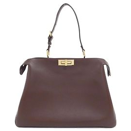 Bolso Fendi Peekaboo Soft Large Marrón oscuro