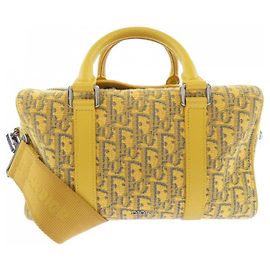 Sac à main Christian Dior Dior LINGO 26 Oblique Jaune