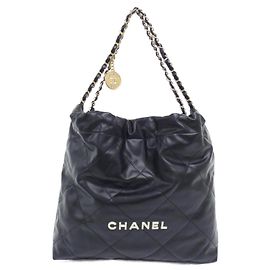 Bolsa de Ombro Chanel 22 Line AS3261 Preto