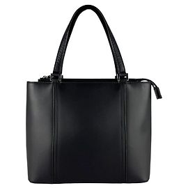 Bolsa de mão Burberry em couro preto Preto