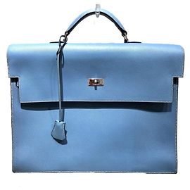 Hermès Sac Business Hermes Kelly Depeches 38 Bleu