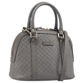 Bolsa Convertible Dome Satchel Microguccissima em couro Medium Gucci Marrom
