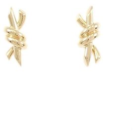 Autre Marque Pendientes Tiffany Knot Small en oro rosa Otro