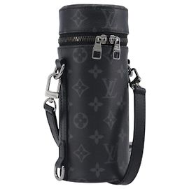 LOUIS VUITTON Eclipse Bottle Holder Porte Boutille GI0398 LV Auth 202908V Monograma