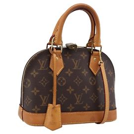 Bolsa de mão LOUIS VUITTON Monogram Alma BB M53152 LV Auth ka6242V Monograma