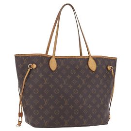 Sac cabas LOUIS VUITTON Monogram Neverfull MM M40156 LV Auth 203490 Monogramme