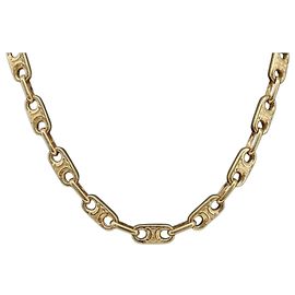 Céline Collar de cadena CELINE metal Gold Auth 203911M Dorado