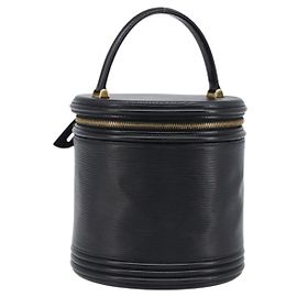 Sac à main LOUIS VUITTON Epi Cannes Noir M48032 LV Auth 197674V Noir