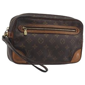 LOUIS VUITTON Monogram Marly Dragonne GM Clutch Bag M51825 LV Auth 204409 Monogram