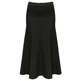 Jupe midi trapèze Freddie Gabriela Hearst Gris Anthracite Gris