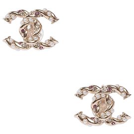 Joias CHANEL CC em Metal Dourado - 103903 Dourado