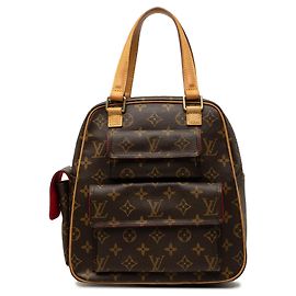 Sac à main Louis Vuitton Monogram Excentri Cite Marron Marron
