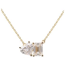 Autre Marque 2.28 ctw Yellow Gold Lab-Grown Diamond Necklace Other