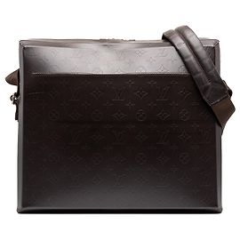 Sac Business Steve Louis Vuitton Monogram Glace Marron Marron