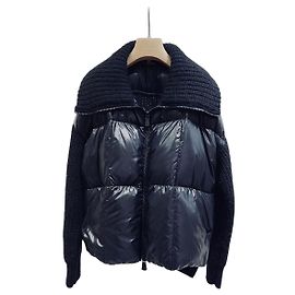 Moncler Daunenjacke Schwarz Damen XS Mehrfarben