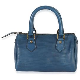 Louis Vuitton Blue Epi Mini Speedy HL Blue