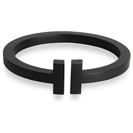 Tiffany & Co. Tiffany T Square Scharnierarmband aus Edelstahl Andere