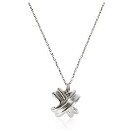 Tiffany & Co. Sterling Silver Signature X Pendant Other