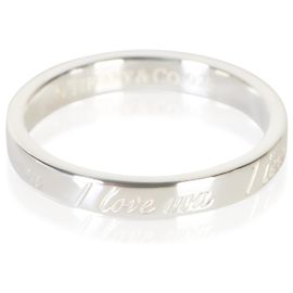 Anello Tiffany & Co. Sterling Silver Notes I Love You Band Altro