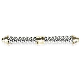 Broche Cable David Yurman en oro amarillo y plata de ley Otro