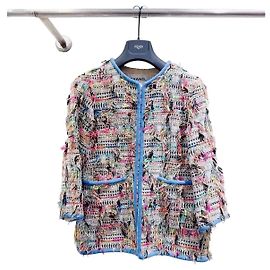 Chanel Data Center Tweed Jacket Multi Color Multiple colors