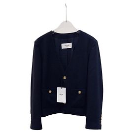 Céline Cashmere Jacket Black Gold Buttons Size 36 Multiple colors