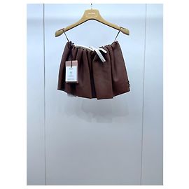 Miu Miu Brown Leather Skirt Multiple colors