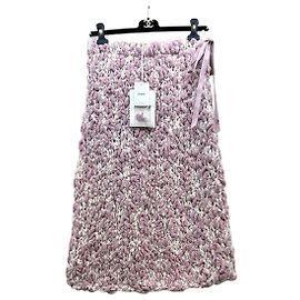 Jupe Chanel 24K en laine Multicolore