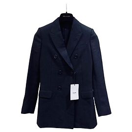 Céline Blazer Jacke aus Wolle schwarz Mehrfarben