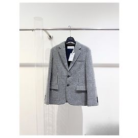 Autre Marque Dior Houndstooth Wool Jacket Multiple colors