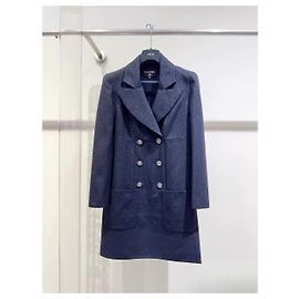 Set Abito e Giacca Chanel 19C Cruise in Tweed Navy Multicolore