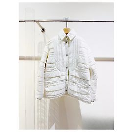 Chanel Tweed Jacke Mehrfarbig Größe 36 Mehrfarben