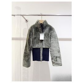 Giacca Jil Sander in montone 36 Multicolore