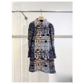 Chanel Tweed Mantel Mehrfarben